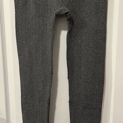 Women’s Thermal Fleece Leggings Gray Stretch by Pink Republic